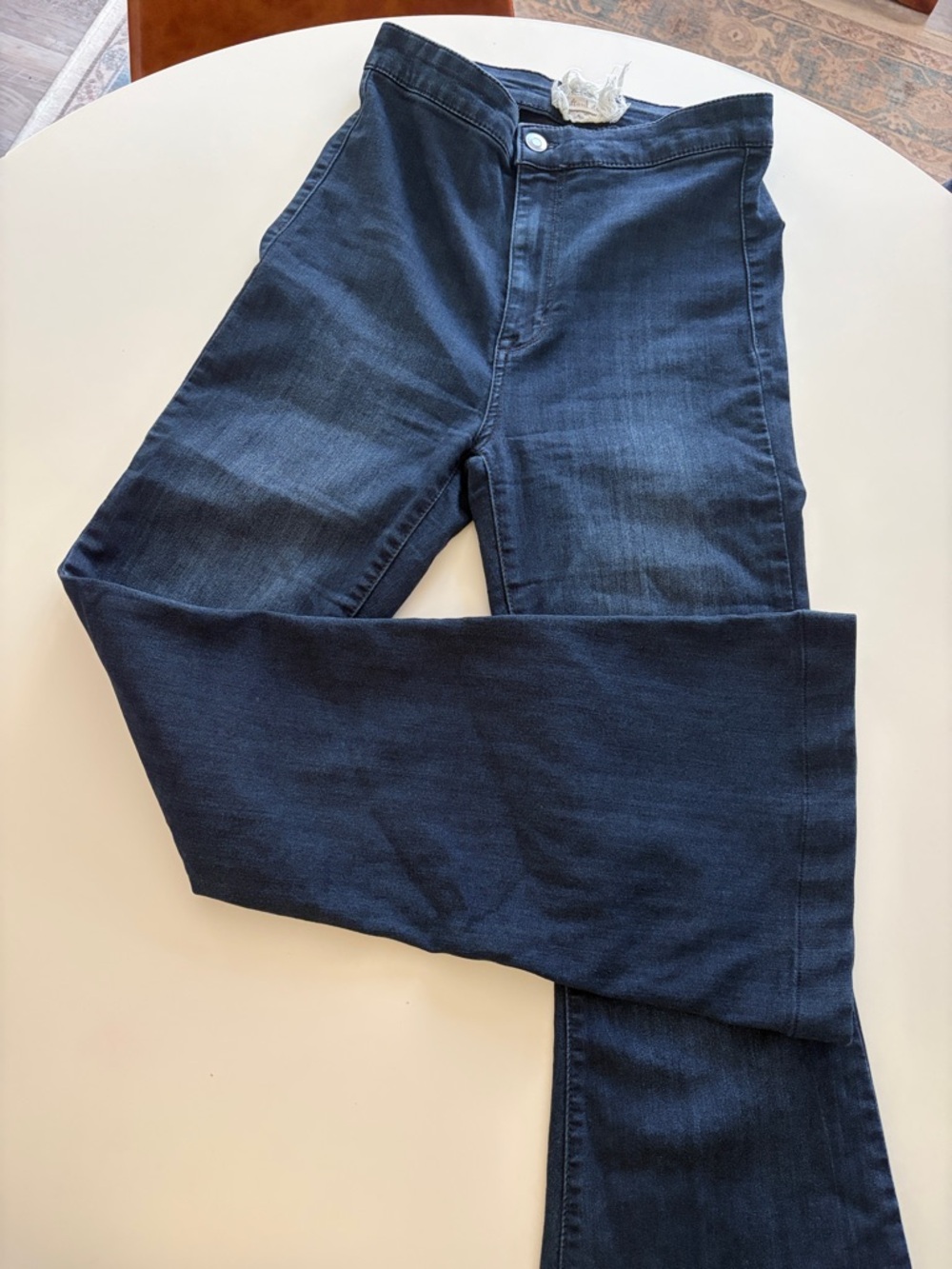 Altar'd State Dark Indigo Bell-Bottom Jeans